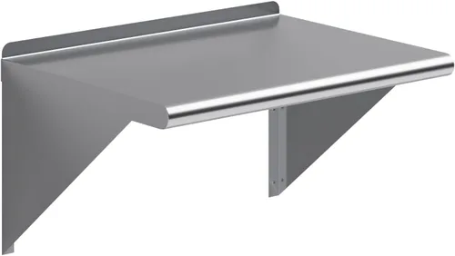 Miniatura 13 de AmGood Estante de pared de acero inoxidable de 24 pulgadas de largo x 8 pulgadas de profundidad Certificado NSF Estantería de metal