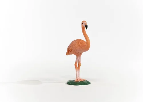 Miniatura 6 de Schleich Wild Life, juguetes de animales de pájaro para niños y niñas de 3 años en adelante, figura de juguete de flamenco rosa