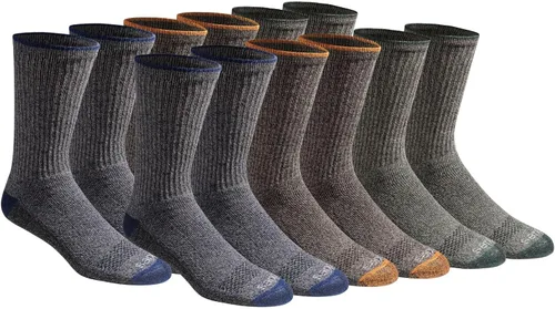 Miniatura 26 de Dickies Men's Dri-tech Original Moisture Control Crew Socks, Available in M-xxl (6, 12, 18 Pairs)