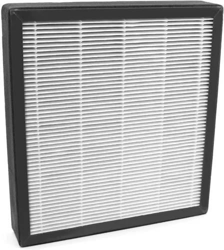 Habitat Filtro de repuesto para purificador de aire, HEPA 13, carbón activado, PET, iones de plata (paquete de 1)