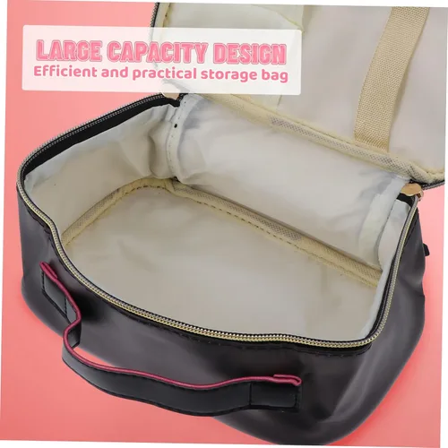 Miniatura 7 de MERRYHAPY 1 bolsa de aseo de maquillaje, organizador de almacenamiento de joyas, organizador de maquillaje, bolsa con cierre de cremallera