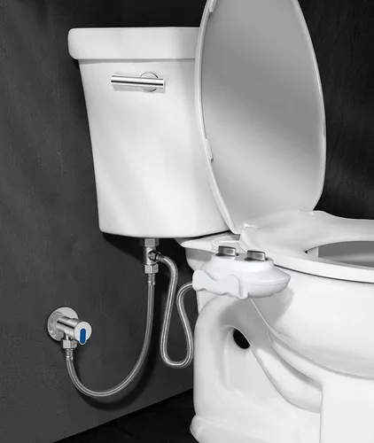 Miniatura 9 de BD158 Accesorio de bidé ultradelgado para inodoro – Accesorio de asiento de inodoro mecánico no eléctrico con boquilla autolimpiante y presión