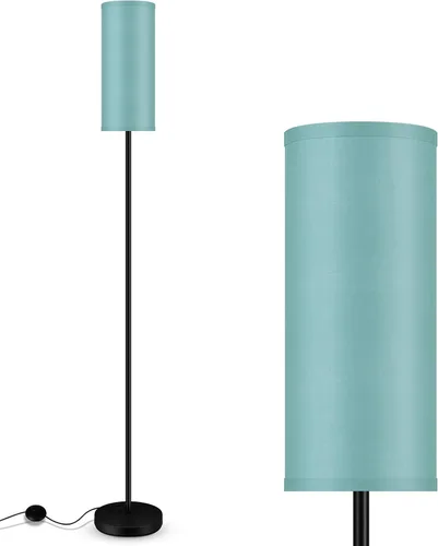 Miniatura 9 de Boostarea - Lámpara de pie para sala de estar con bombilla de 3 temperaturas de color, lámparas de pie industriales, lámpara alta clásica dorada