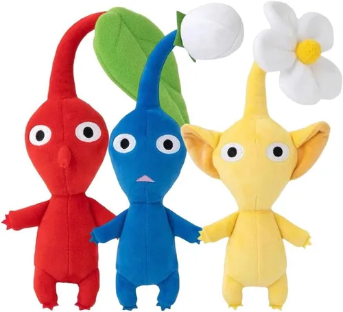 Miniatura 8 de Pikmin - Peluche de Pikmin azul de 11.8 pulgadas para regalo de fanáticos del juego, lindo muñeco de peluche para niños y niñas