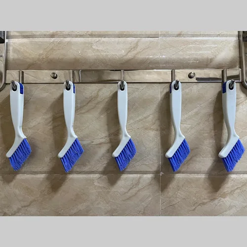 Miniatura 7 de Juego de cepillos pequeños para limpieza profunda, 2 cepillos de limpieza para rieles de ventanas, lechada, esquinas y grietas con cerdas rectas