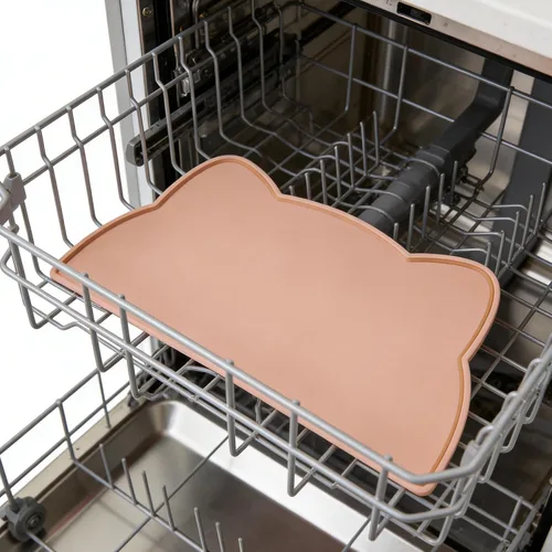 Miniatura 7 de Tapete de comida para gatos, tapete de silicona antideslizante para cuenco de perro, impermeable, tapete para alimentación de gatos, evita derrames
