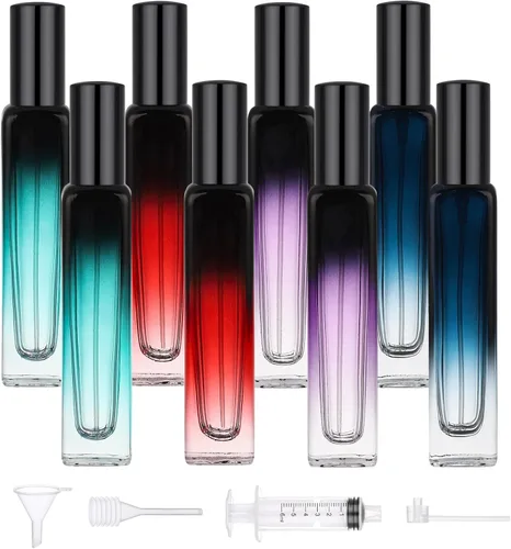 Miniatura 11 de Segbeauty Botella de perfume de viaje de 0.5 onzas líquidas, recargable, 2 atomizadores de perfume vacíos, dispensador de colonia portátil de 0.5