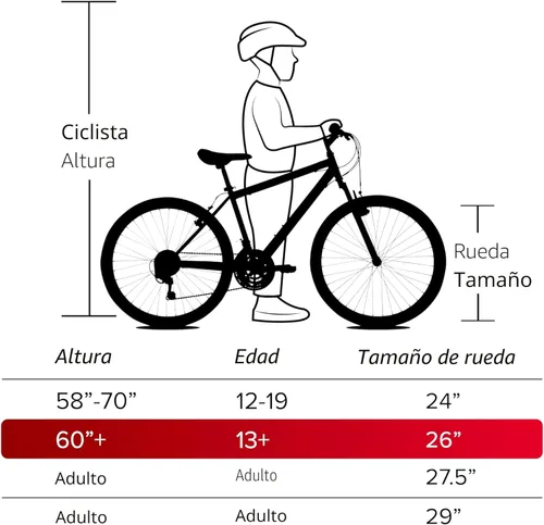 Miniatura 15 de Huffy Bicicleta de montaña Stone para hombres y mujeres, 20"/24"/26", 6 velocidades (20") o 21 velocidades, suspensión delantera o doble (varía)