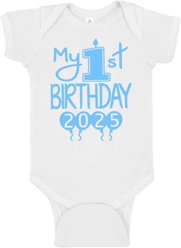 Miniatura 30 de Reaxion Traje de cuerpo entero hecho a mano para bebé niño y niña, mi primer cumpleaños 2024