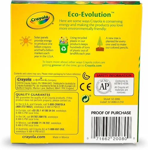 Miniatura 5 de Crayola Crayones grandes, surtidos (8 unidades), crayones gigantes para niños y niños pequeños, a partir de 2 años