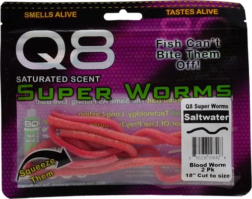 Miniatura 9 de Q8 Super Bait Super Worms Blanco perla