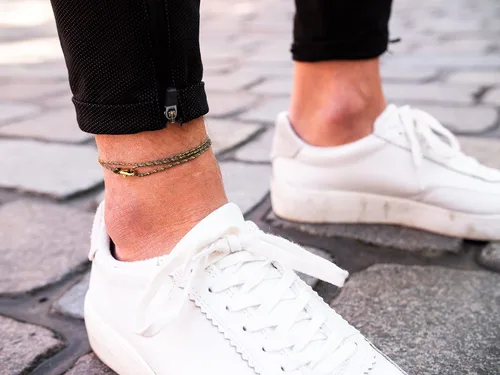 Miniatura 44 de Made by Nami Surfer Anklet with Snap Hook Clasp Waterproof & Adjustable Thin String Ankle Bracelets for Women and Men Handmade Jewelry for Beach and