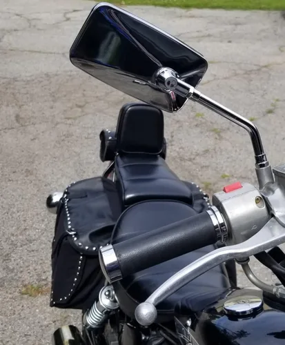 Miniatura 7 de Perno cromado de motocicleta universal para manillar retrovisor, espejos laterales para Harley Kawasaki Suzuki Aprilia Street Bike Cruiser Scooter