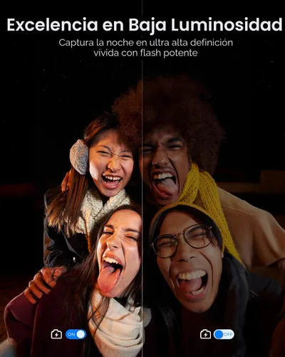 Miniatura 6 de Cámara digital para niños con lente dual de conmutación, 64MP 4K Point and Shoot Cámara con tarjeta de 32 GB, zoom 16X antivibración, cámaras