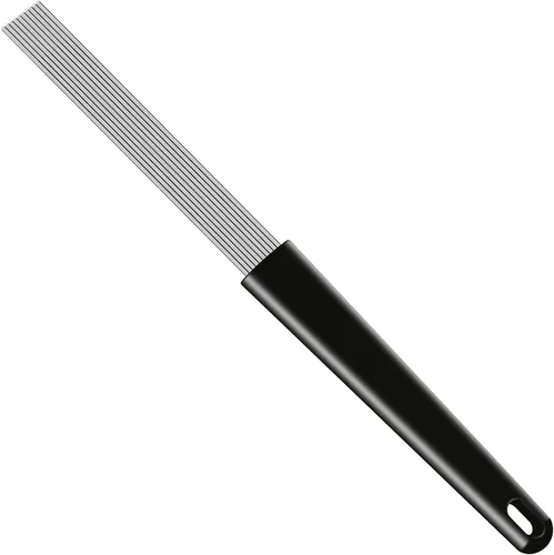 EASTROCK Güiro Raspador de Percusión Latina Estilo Peine Raspador de 12 Pulgadas Profesional de Repuesto para Varios Instrumentos de Percusión negro