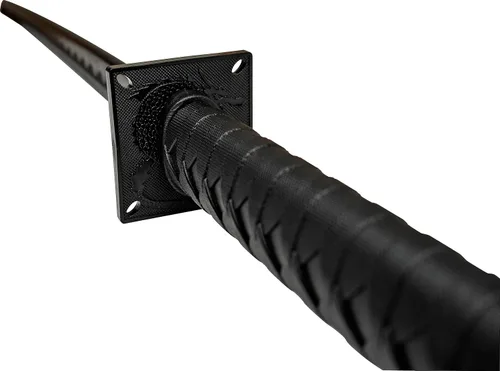 Miniatura 3 de Master USA Training Sword, Black Polypropylene Samurai Style Handle-Sparring Practice Equipment