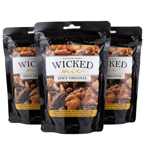 Miniatura 13 de Wicked Mix Mezcla de Aperitivos con Frutos Secos Mixtos - Aperitivos Dulces y Salados Mezcla Trail Mix Paquetes de Aperitivos con Almendras