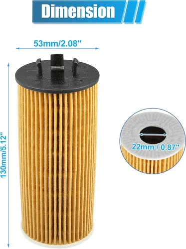 Miniatura 5 de X AUTOHAUX Filtro de aceite de motor Reemplazo 11428570590 11428575210 Filtro de combustible de aceite para Mini Cooper Clubman Base S 1.5L L3 - Gas