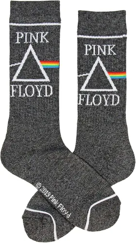 Miniatura 2 de Pink Floyd - Calcetines para adultos, diseño de prisma de lado oscuro de la luna, 1 par, Multi