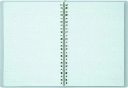 Miniatura 3 de Midori 15334006 Notebook, Ring Notebook, Color, Dot Square, Blue, A5