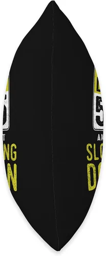 Miniatura 2 de Hit That Speed Limit Sign 55 Not Slowing Down 55th Almohada de cumpleaños, 18 x 18 pulgadas, multicolor