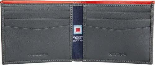 Miniatura 2 de Nautica Pop Color Leather Bifold Wallet