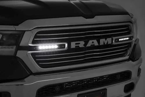 Miniatura 3 de Rough Country Kit de parrilla LED de 6" serie negra dual para 19-24 Ram 1500-70783