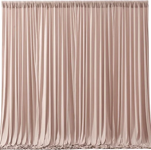 Miniatura 60 de Cortinas de Fondo Beige - Cortinas de Poliéster Sin Arrugas para Fotografía, Cortinas de Fondo para Fiestas, para Decoraciones de Baby Shower