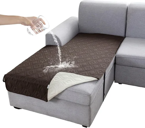 Miniatura 18 de Genina Juego de 2 Fundas de Reposabrazos para Sofá 100% Impermeables, Fundas para Reposabrazos de Sofá, Sillón, Protectores Antideslizantes