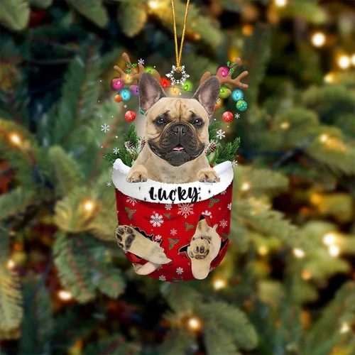 Miniatura 16 de Adorno de Navidad personalizado para perro Airedale Terrier en bolsillo de nieve, adorno para árbol de Navidad, idea de regalo para amantes