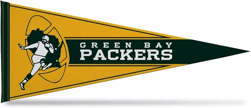 Miniatura 8 de Rico Industries NFL FootballRetro 12" x 30" Felt Wall Décor Pennant - Great for Home/Bed Room/Man Cave Décor