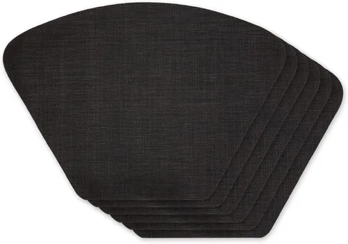 Miniatura 15 de DII PVC Tabletop Collection Woven Indoor / Outdoor - Juego de manteles individuales, 13x17.25, aguamarina, 6 piezas