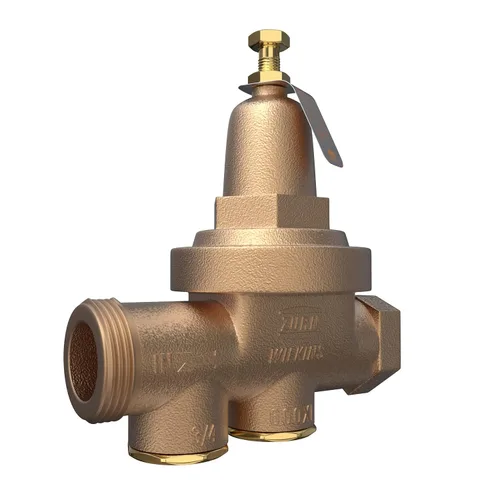 Miniatura 12 de Zurn Wilkins válvula de latón reductora de presión de agua de 3/4 de pulgada Modelo 34-600XL con válvula de revisión de paso y colador, Unión FNPT x