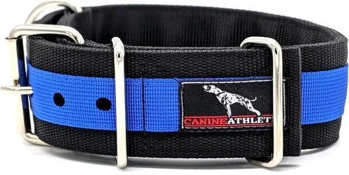 Miniatura 9 de Canine Athletes 2" Pro-HD - Collar para perro de trabajo resistente de 5 capas, extra fuerte, duradero (negro/verde oliva, XXL)
