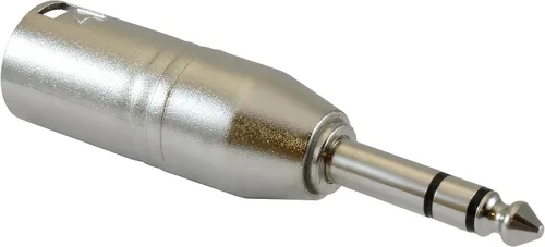 Miniatura 2 de GLS Audio Adaptador XLR macho a 1/4" macho TRS cambiador de género - Adaptadores de acoplador estéreo XLR-M a 0.248 in - Paquete de 4