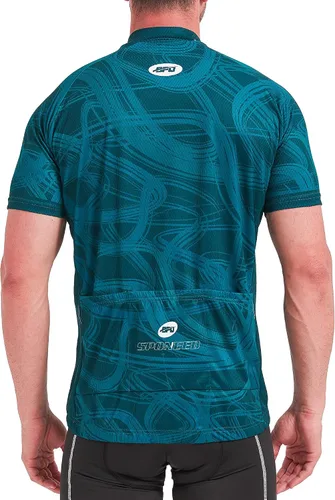 Miniatura 73 de sponeed - Jerséis de ciclismo para hombre, tops, camisas de ciclismo, manga corta, atuendo de ciclismo, chaqueta de ciclismo de cierre completo