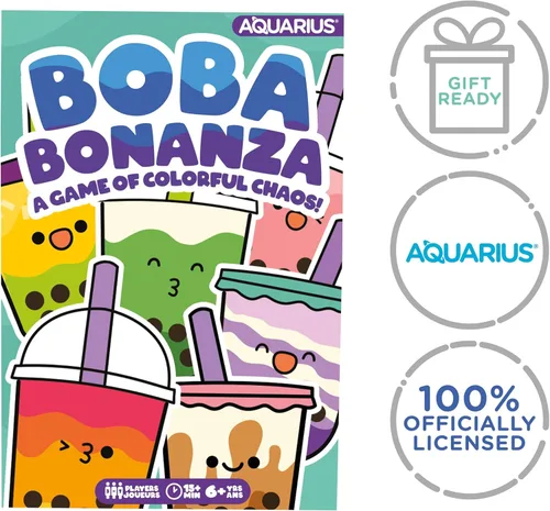 Miniatura 7 de Aquarius Juego de cartas Boba Bonanza, juego de cartas Boba Bonanza, gran diversión familiar, a partir de 6 años, con licencia