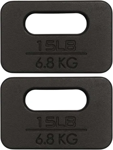 Miniatura 6 de Yes4All Cast Iron Rucking Weight for Backpack, Training Weight Plate with Ergonomic Rounded Handle, Protective Glossy Finish for Weighted Walking