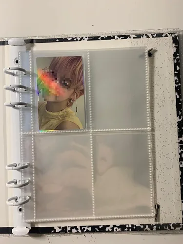 Miniatura 6 de Carpeta A5 Cuaderno Idol Idol Portada Jounral Tarjetas de Fotos Álbum Coleccionar Libro Tarjetas de Fotos Organzier Papelería Chasing Stars Álbum