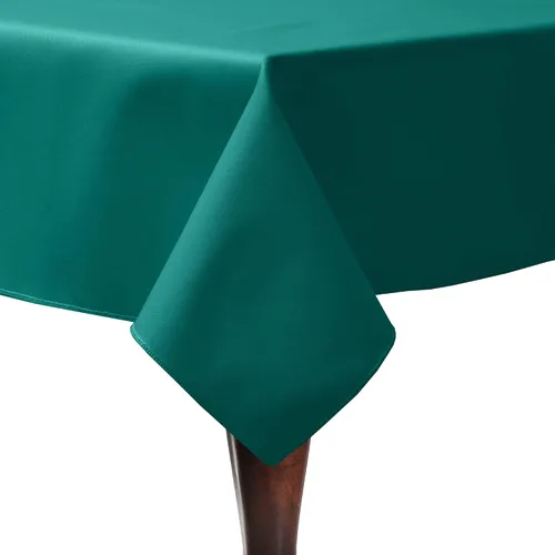 Miniatura 4 de Ultimate Textile Poly-Cotton Twill 54 x 96-Inch Rectangular Tablecloth Jade