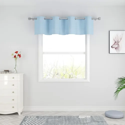 Miniatura 70 de UPOPO Cortinas de niveles de cocina negras de privacidad de lino texturizado de 24 pulgadas de largo, cortinas de café sobre el fregadero, cortinas