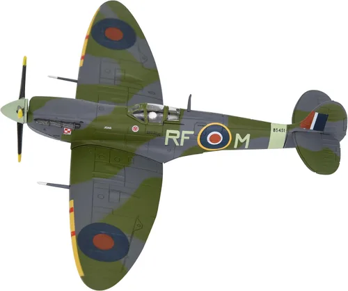 Miniatura 4 de TANG DYNASTY (TM) 1:72 Supermarine Spitfire Fighter Attack Modelo de avión de metal, Fuerza Aérea Real de la Segunda Guerra Mundial 1941