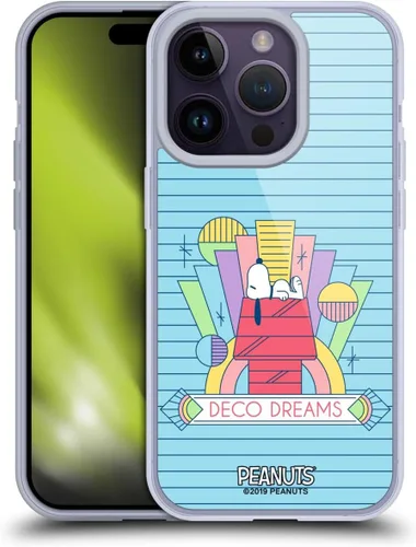 Miniatura 54 de Head Case Designs Snoopy Deco Dreams - Funda de gel suave con licencia oficial de Peanuts Blue Pattern compatible con Apple iPhone 7 Plus/iPhone 8