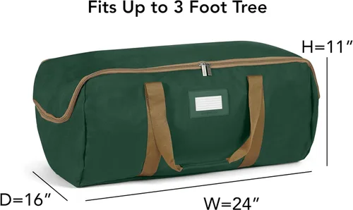 Miniatura 3 de Covermates Keepsakes - Bolsa de almacenamiento para guirnaldas, poliéster duradero, asas reforzadas, para guirnaldas de hasta 25 pies dependiendo