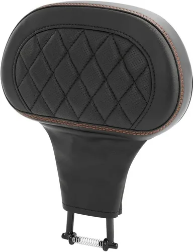 Miniatura 20 de C.C. RIDER Asiento de conductor, piloto y pasajero de una pieza con diamante, asiento de 2 plazas para Harley Touring Road King FLHR, Street Glide