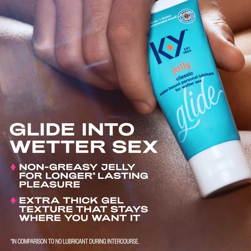 Miniatura 3 de K-Y Jelly Lubricante a base de agua para sexo, lubricante anal, lubricante personal a base de agua no graso, lubricante sexual compatible con el pH