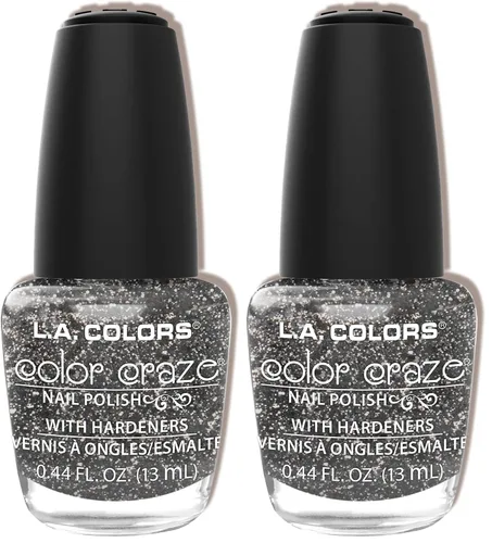 Miniatura 18 de L.A. COLORS Esmalte de uñas Color Craze, Glitter Bomb CNP543 Bomba de purpurina