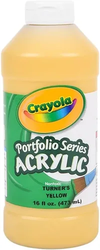 Miniatura 6 de Crayola Portfolio Series Pintura acrílica de 16 onzas, azul ftalo, pinta (20-4016-316)