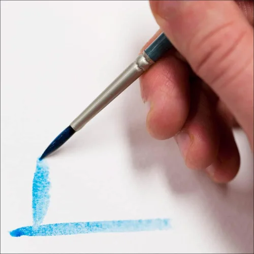 Miniatura 5 de Mimik - Pinceles de acuarela profesionales, redondos # 12, pelo sintético de ardilla, pinceles de cerdas naturales para acuarelas, gouache