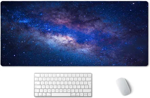 Miniatura 20 de SSOIU Alfombrilla de Ratón para Juegos Extendida XXL ArtSo Alfombrilla Grande para Teclado Mousepad Largo Decoración de Escritorio Almohadilla